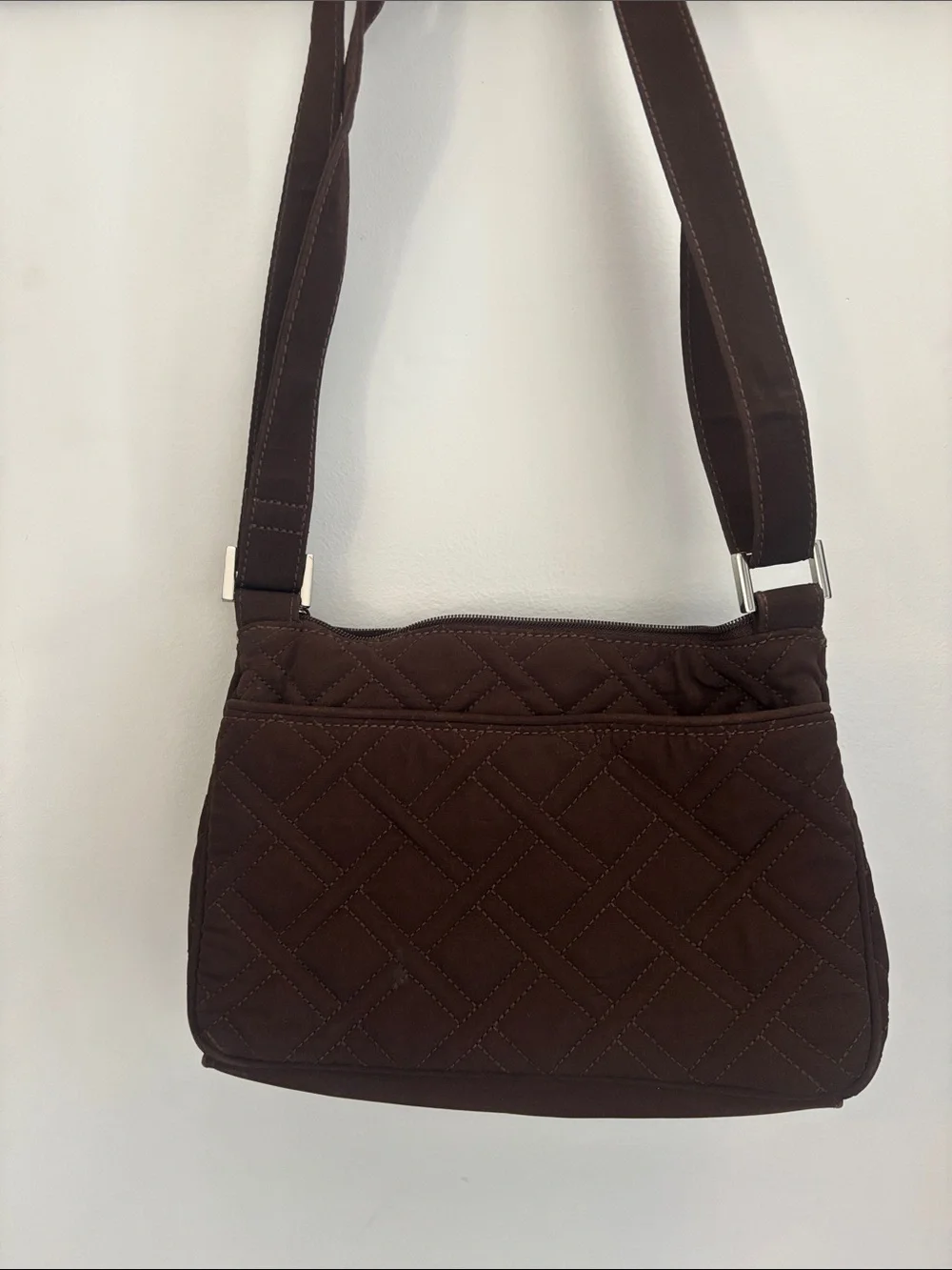 Vera Bradley Quilted Crossbody in Chocolate Brown - Picture 5 of 5